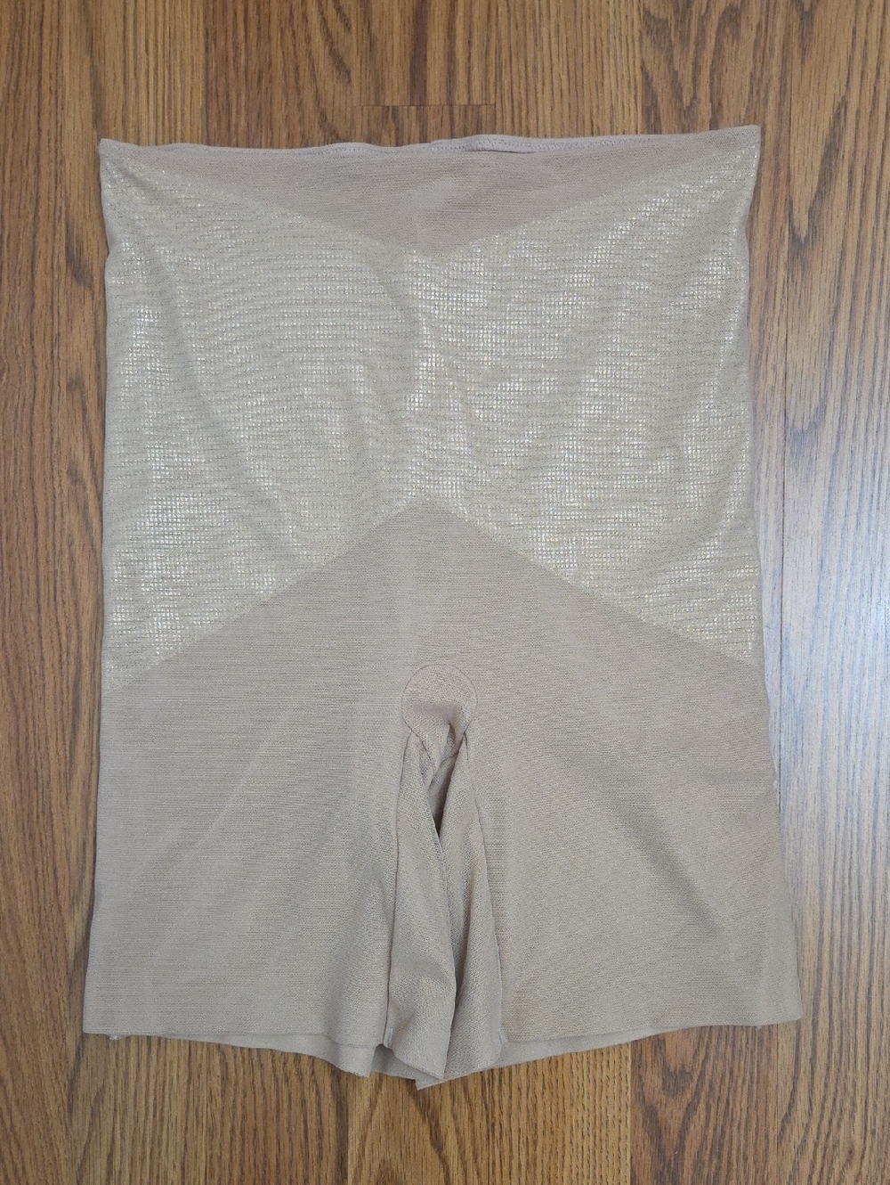 SPANX Star Power 'Lady Luxe' Sparkly Mesh High-Waist Slimming Girlshorts/  L